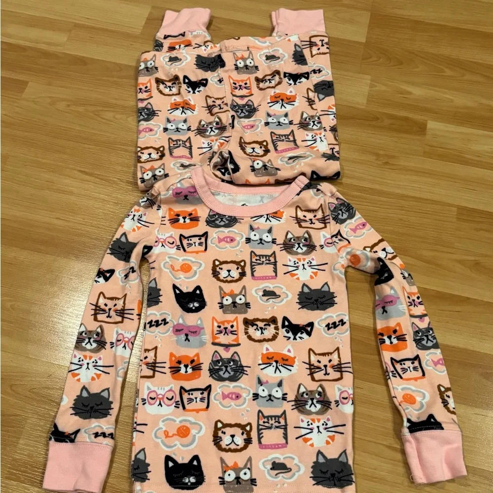 5/$25‎ Fish  Stix Cat Print Pajama Set